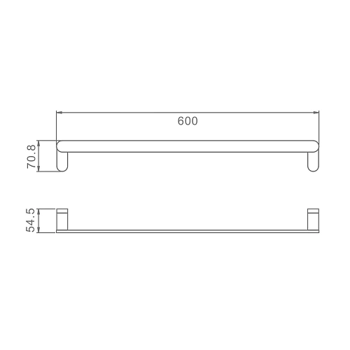 Полотенцедержатель Raglo R300.01.09 графит Полотенцедержатель Raglo R300.01.09 графит