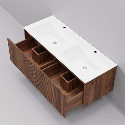 Тумба с раковиной ArtDecco Camilla 120 ACM12W22D200 черный орех Тумба с раковиной ArtDecco Camilla 120 ACM12W22D200 черный орех