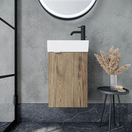 Тумба под раковину Sancos Mini MN35ECHR дуб чарльстон Тумба под раковину Sancos Mini MN35ECHR дуб чарльстон