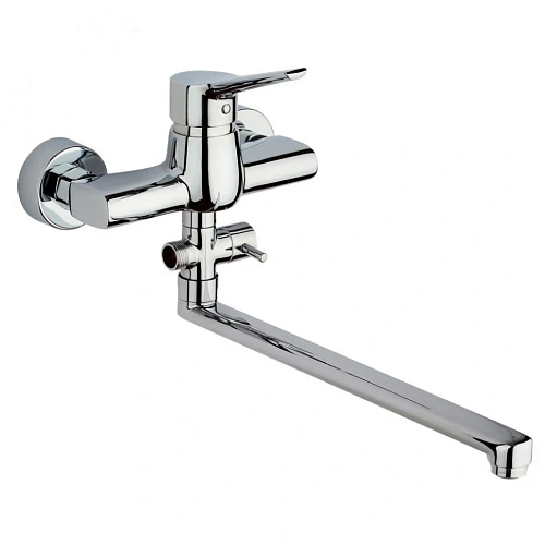 Смеситель для ванны Paini Messina MECR119KM с длинным изливом без аксессуара Смеситель для ванны Paini Messina MECR119KM с длинным изливом без аксессуара