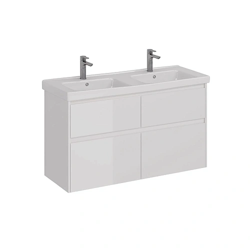 Тумба под раковину Lemark COMBI 125 см подвесная/напольная, белый LM03C125T Тумба под раковину Lemark COMBI 125 см подвесная/напольная, белый LM03C125T