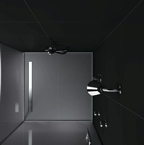 Душевой лоток BERGES В1 Keramik 600, хром глянец, S-сифон D50/105 H50 вертикальный 091017 Душевой лоток BERGES В1 Keramik 600, хром глянец, S-сифон D50/105 H50 вертикальный 091017