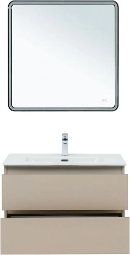 Тумба под раковину Aquanet Вега 2.0 80 бежевый 00337943 подвесная Тумба под раковину Aquanet Вега 2.0 80 бежевый 00337943 подвесная