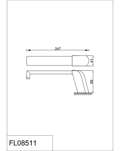 Полотенцедержатель Rush Flores FL08511 24.7 см Полотенцедержатель Rush Flores FL08511 24.7 см