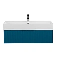 Тумба под раковину CEZARES PREMIUM 55423 Plisse Blu petrolio 900x440 подвесная Тумба под раковину CEZARES PREMIUM 55423 Plisse Blu petrolio 900x440 подвесная