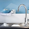 Смеситель для раковины GROHE Eurostyle Cosmopolitan с донным клапаном и высоким изливом, хром (23043 23043002 Смеситель для раковины GROHE Eurostyle Cosmopolitan с донным клапаном и высоким изливом, хром (23043 23043002