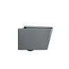 Унитаз подвесной Grossman GR-4404GMSQ (485х340х290) безободковый, серый матовый с крышкой микролифт Унитаз подвесной Grossman GR-4404GMSQ (485х340х290) безободковый, серый матовый с крышкой микролифт