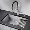Кухонная мойка Granula KS-7304U, АЛЮМИНИУМ, кварц 730х450 Кухонная мойка Granula KS-7304U, АЛЮМИНИУМ, кварц 730х450