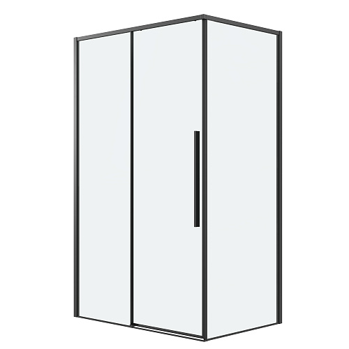 Боковая стенка GROSSMAN Galaxy 200.K33.01.80.21.00 (80x195) черный матовый, стекло прозрачное Боковая стенка GROSSMAN Galaxy 200.K33.01.80.21.00 (80x195) черный матовый, стекло прозрачное