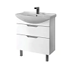 Тумба под раковину DREJA LAGUNA PLUS, 85 см, подвесная/напольная, 2 ящика, с опорами, белый глянец 9 99.0107 Тумба под раковину DREJA LAGUNA PLUS, 85 см, подвесная/напольная, 2 ящика, с опорами, белый глянец 9 99.0107