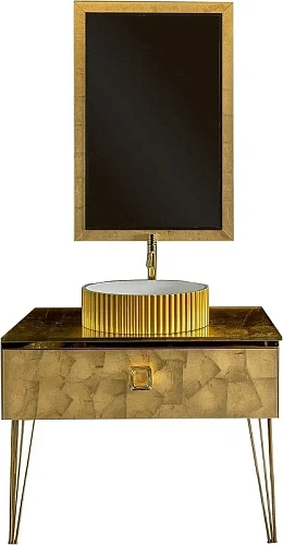 Тумба под раковину Boheme Lucido 100 см Поталь 770-100-Foil Тумба под раковину Boheme Lucido 100 см Поталь 770-100-Foil