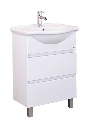 Тумба под раковину Onika ЭЛИТА 60.13 белая 106120 Тумба под раковину Onika ЭЛИТА 60.13 белая 106120