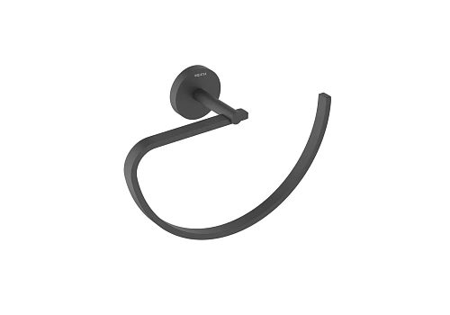 Полотенцедержатель Aquatek БЕТТА AQ4621MB черный матовый Полотенцедержатель Aquatek БЕТТА AQ4621MB черный матовый