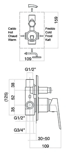 Смеситель для душа Webert Sax Evolution SE860101740, белый Смеситель для душа Webert Sax Evolution SE860101740, белый