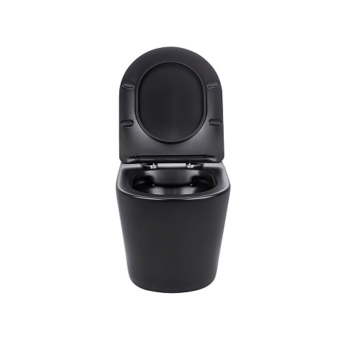 Унитаз подвесной Vincea Piatti VT1-11MB, матовый черный, ультратонкое сиденье soft-close Унитаз подвесной Vincea Piatti VT1-11MB, матовый черный, ультратонкое сиденье soft-close