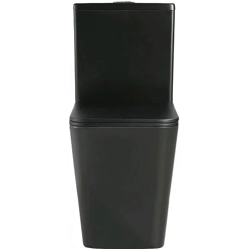 Унитаз напольный Esbano DUERO (ESUNDUERMB) Matt Black 635x360x825 с крышкой микролифт Унитаз напольный Esbano DUERO (ESUNDUERMB) Matt Black 635x360x825 с крышкой микролифт