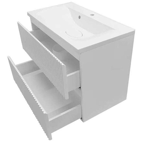 Тумба с раковиной Эстет Bali Wave 105 ФР-00018124 650х450 подвесная 2 ящика Тумба с раковиной Эстет Bali Wave 105 ФР-00018124 650х450 подвесная 2 ящика