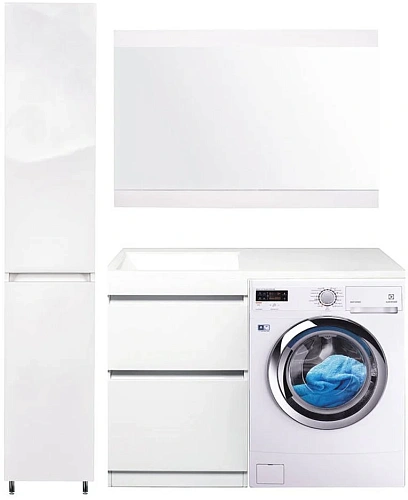 Зеркало Style Line Даллас 115, Люкс белое СС-00000523 Зеркало Style Line Даллас 115, Люкс белое СС-00000523