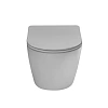 Унитаз подвесной Vincea Globo VT1-14TMG Tornado, серый матовый, ультратонкое soft-close сиденье Унитаз подвесной Vincea Globo VT1-14TMG Tornado, серый матовый, ультратонкое soft-close сиденье