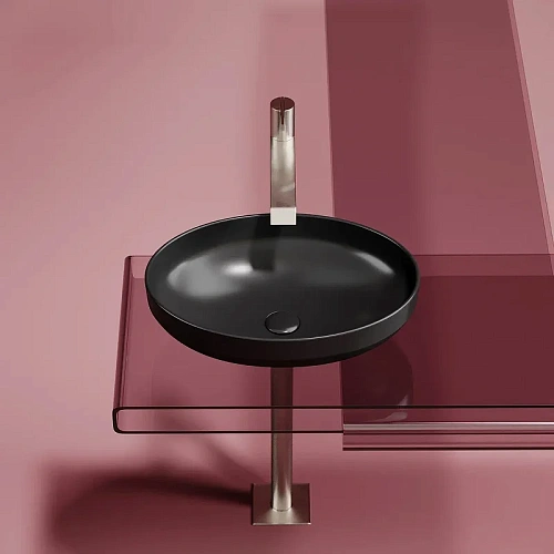 Раковина Ceramica Nova ELEMENT CN6056MB черный матовый накладная Раковина Ceramica Nova ELEMENT CN6056MB черный матовый накладная