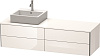 Картинка анонса товара «тумба под раковину duravit xsquare xs4914l2222 160 см белая глянцевый»