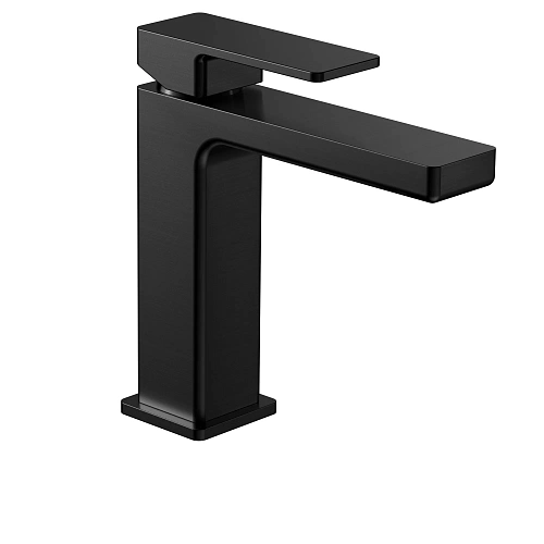 Смеситель для раковины AQUAme Savona AQM6810MB 125мм, гладкий, черный матовый Смеситель для раковины AQUAme Savona AQM6810MB 125мм, гладкий, черный матовый