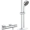 Смеситель для душа GROHE Precision Feel с душевым гарнитуром, хром (34791000) термостатитеский Смеситель для душа GROHE Precision Feel с душевым гарнитуром, хром (34791000) термостатитеский