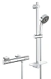 Смеситель для душа GROHE Precision Feel с душевым гарнитуром, хром (34791000) термостатитеский Смеситель для душа GROHE Precision Feel с душевым гарнитуром, хром (34791000) термостатитеский