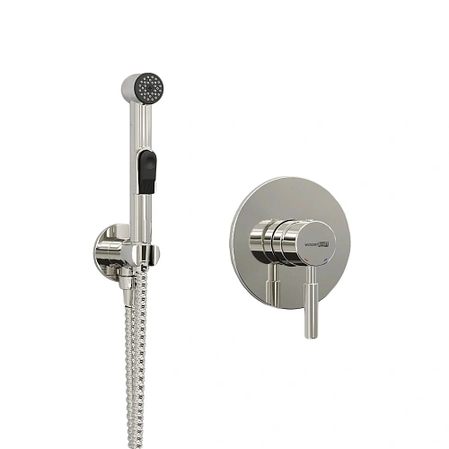 Душевая система WasserKRAFT A04156 со шлангом 100 см хром Душевая система WasserKRAFT A04156 со шлангом 100 см хром