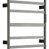 Полотенцесушитель электрический Raglo R350.01.09 настенный сенсорный с терморегулятором, графит Полотенцесушитель электрический Raglo R350.01.09 настенный сенсорный с терморегулятором, графит