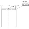 Зеркало Aquanet Lino 70 белый матовый 00253906 Зеркало Aquanet Lino 70 белый матовый 00253906
