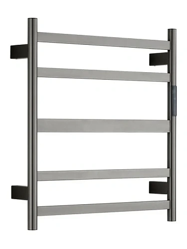 Полотенцесушитель электрический Raglo R350.01.09 настенный сенсорный с терморегулятором, графит Полотенцесушитель электрический Raglo R350.01.09 настенный сенсорный с терморегулятором, графит