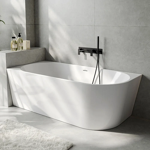 Акриловая ванна ABBER AB9502-1.4 L белая Акриловая ванна ABBER AB9502-1.4 L белая