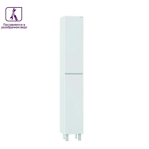 Шкаф-пенал Onika Элита 30 см 403089 напольный, белый, универсальный, разборный Шкаф-пенал Onika Элита 30 см 403089 напольный, белый, универсальный, разборный