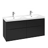 Картинка анонса товара «тумба под раковину villeroy &amp; boch subway 3.0 volcano black / volcano black c56801vl»