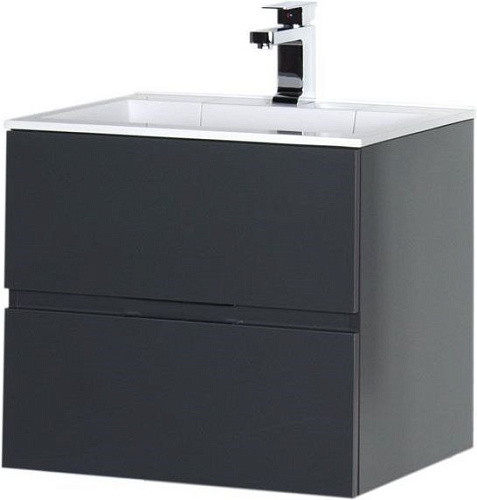 Тумба под раковину Aquanet Алвита 60 серый антрацит 00183991 Тумба под раковину Aquanet Алвита 60 серый антрацит 00183991