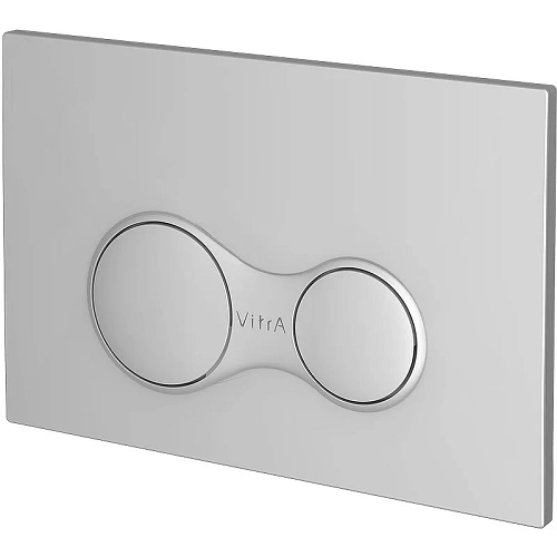 Клавиша смыва Vitra Sirius 740-0485 хром матовый Клавиша смыва Vitra Sirius 740-0485 хром матовый