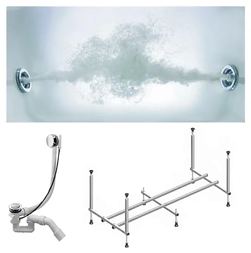 Акриловая ванна Timo RITTA RITTA1880-KT18-SPV1505-T-CM 180x80 гидромассажная 6 джет Акриловая ванна Timo RITTA RITTA1880-KT18-SPV1505-T-CM 180x80 гидромассажная 6 джет