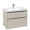 Картинка анонса товара «тумба под раковину villeroy &amp; boch subway 3.0 cashmere grey / cashmere grey c57401vn»