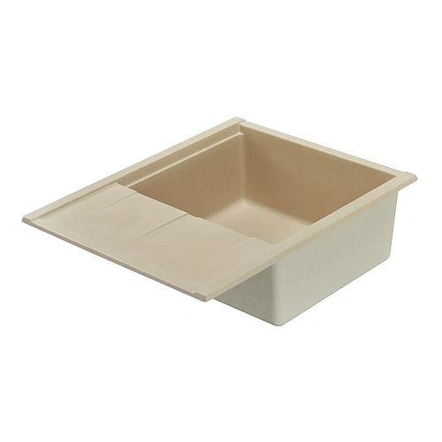 Кухонная мойка Aquaton Делия 65 1A718632DE290 из литого мрамора, шампань Кухонная мойка Aquaton Делия 65 1A718632DE290 из литого мрамора, шампань