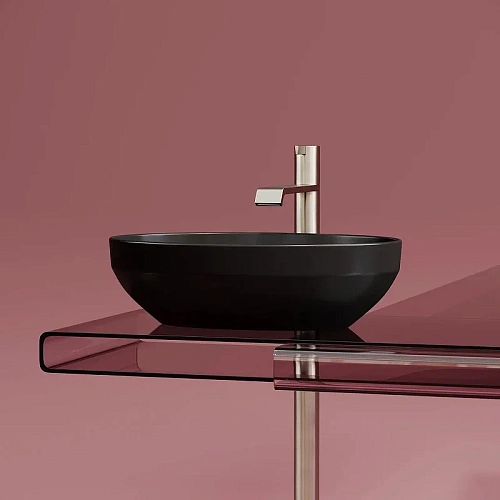 Раковина Ceramica Nova ELEMENT CN6056MB черный матовый накладная Раковина Ceramica Nova ELEMENT CN6056MB черный матовый накладная