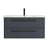 Тумба под раковину CEZARES ECO-CER-1000-2C-SO-GR-P Grafito 970x450 подвесная Тумба под раковину CEZARES ECO-CER-1000-2C-SO-GR-P Grafito 970x450 подвесная