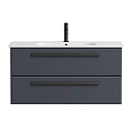 Тумба под раковину CEZARES ECO-CER-1000-2C-SO-GR-P Grafito 970x450 подвесная Тумба под раковину CEZARES ECO-CER-1000-2C-SO-GR-P Grafito 970x450 подвесная