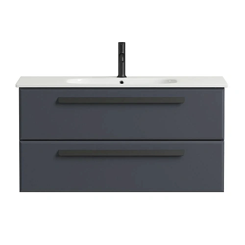 Тумба под раковину CEZARES ECO-CER-1000-2C-SO-GR-P Grafito 970x450 подвесная Тумба под раковину CEZARES ECO-CER-1000-2C-SO-GR-P Grafito 970x450 подвесная