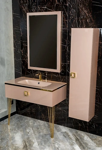 Шкаф-пенал Armadi Art LUCIDO 772-Rose пыльная роза Шкаф-пенал Armadi Art LUCIDO 772-Rose пыльная роза