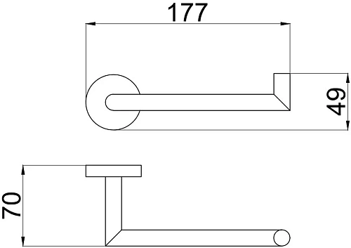 Держатель туалетной бумаги Allen Brau Priority 6.31007-00 Держатель туалетной бумаги Allen Brau Priority 6.31007-00