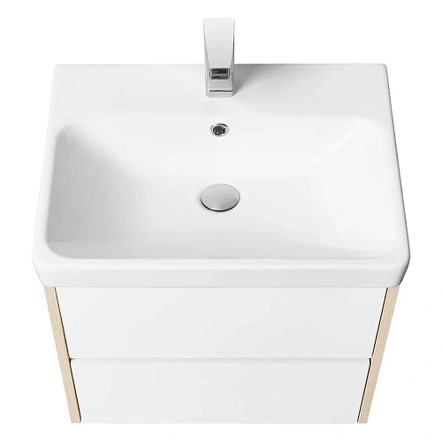 Тумба под раковину Aquaton Сканди 70 белая, дуб верона 1A251801SDB20 Тумба под раковину Aquaton Сканди 70 белая, дуб верона 1A251801SDB20