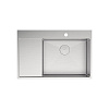 Картинка анонса товара «кухонная мойка lemark kezadra 780p из нержавеющей стали, с крылом (чаша справа), сталь 9937153»