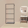 Картинка анонса товара «душевая перегородка kermi walk-in dark edition xd ww3 11020 3pk, 108-110 x 200 см с опорой, черный soft+д»