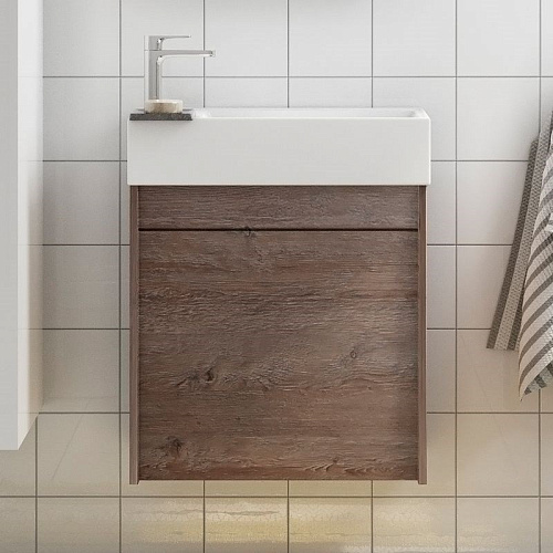 Тумба под раковину ART&MAX FAMILY Family-500-1D-SO-PS подвесная с одной распашной дверцей, Pino Sibe Тумба под раковину ART&MAX FAMILY Family-500-1D-SO-PS подвесная с одной распашной дверцей, Pino Sibe